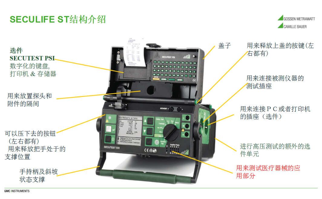 醫(yī)療電氣設備安規(guī)測試儀Seculife?ST簡易操作說明